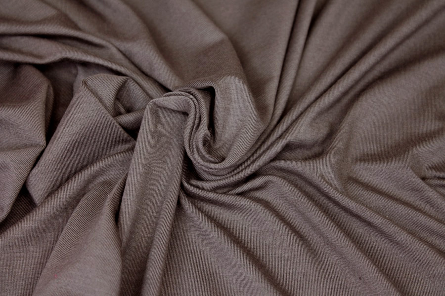 Soft Viscose Jersey - Mushroom fabric, image 3 of 6