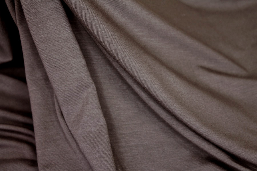 Soft Viscose Jersey - Mushroom fabric, image 4 of 6