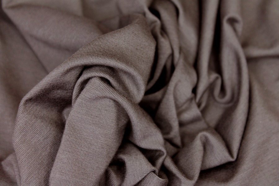 Soft Viscose Jersey - Mushroom fabric, image 2 of 6