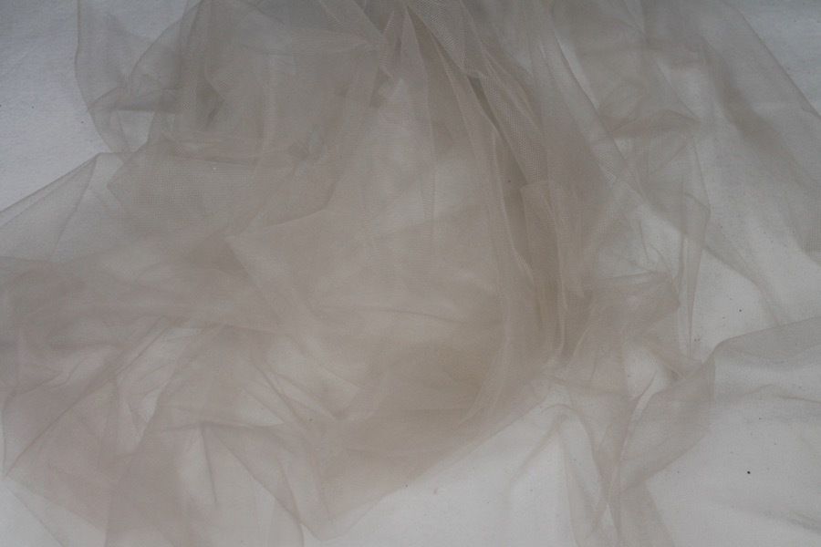 Pale Nude Illusion Tulle - Non Stretch fabric, image 5 of 5