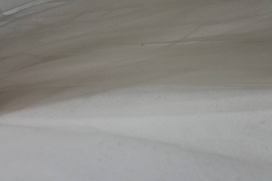Pale Nude Illusion Tulle - Non Stretch fabric, image 2 of 5