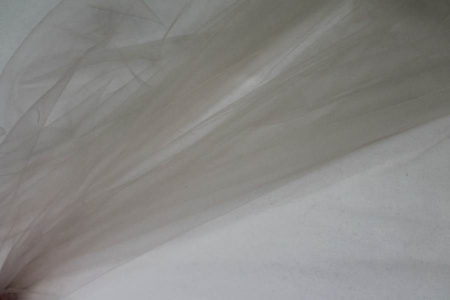Pale Nude Illusion Tulle - Non Stretch fabric, image 4 of 5
