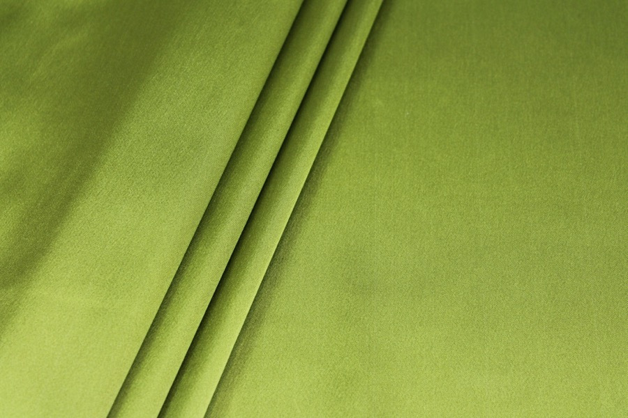 Stretch Duchesse Satin - Chartreuse fabric, image 2 of 5