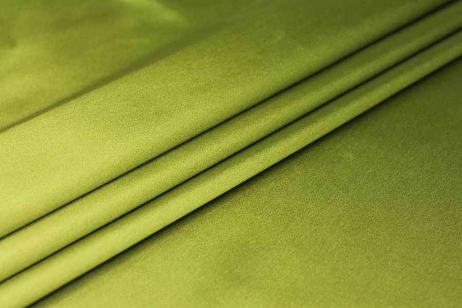 Stretch Duchesse Satin - Chartreuse fabric