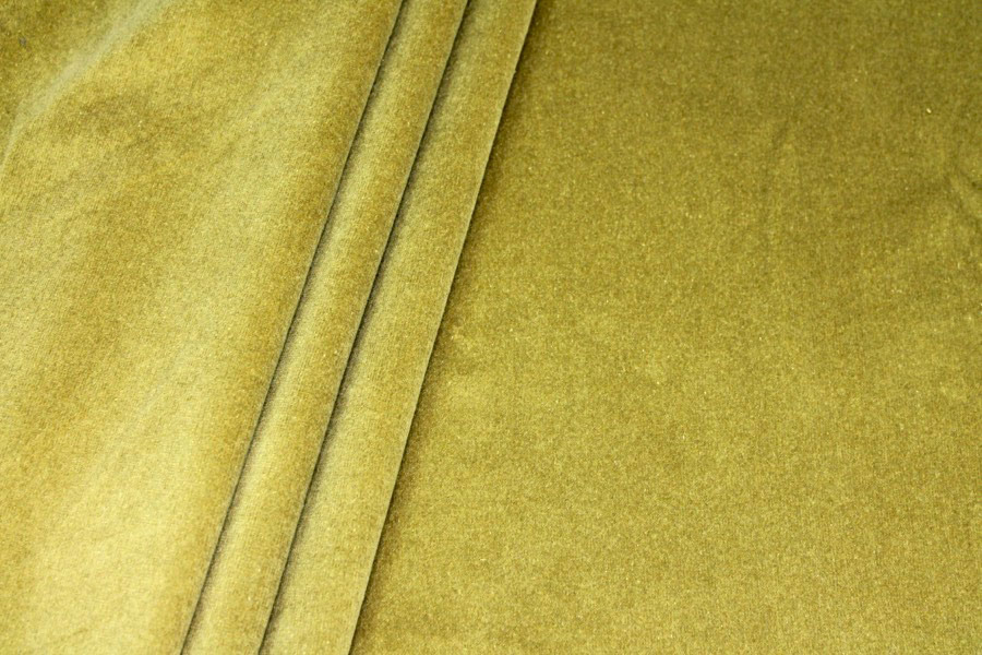Heavy Cotton Velvet - Chartreuse fabric, image 7 of 7