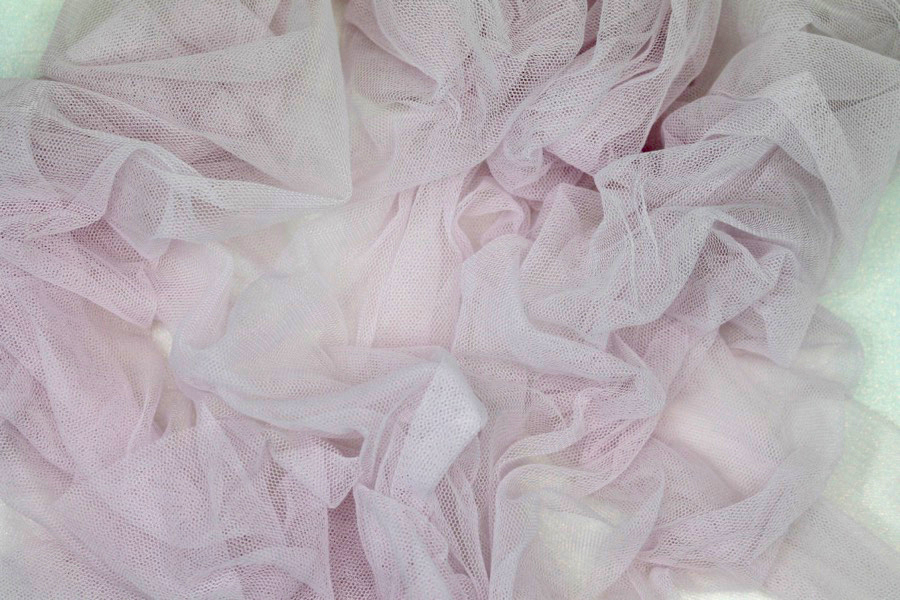 Soft Nylon Tulle - Pale Amethyst - T54 fabric, image 4 of 5