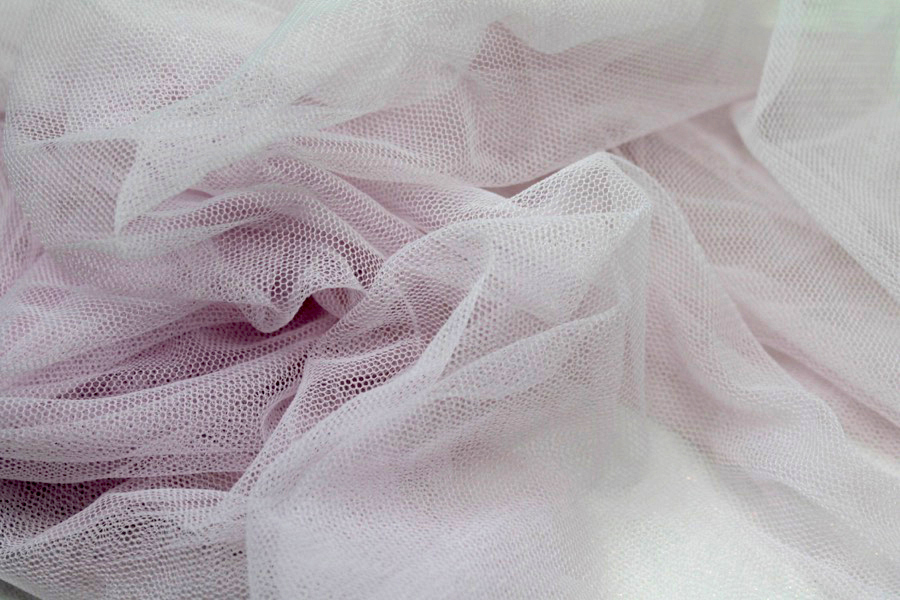 Soft Nylon Tulle - Pale Amethyst - T54 fabric, image 3 of 5