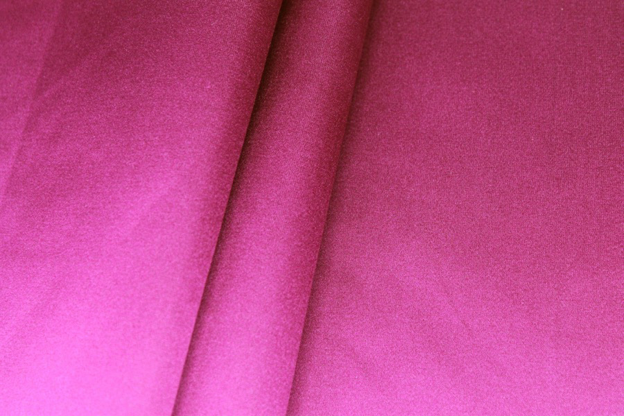 Silk Duchess Satin - Berry / Magenta fabric, image 2 of 4