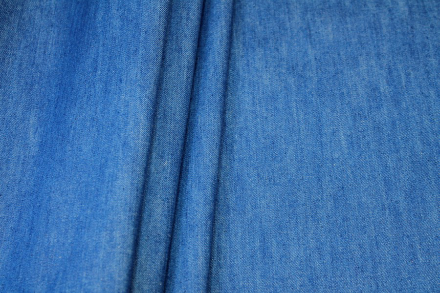 European Denim - Crisp Bright Blue fabric, image 4 of 6