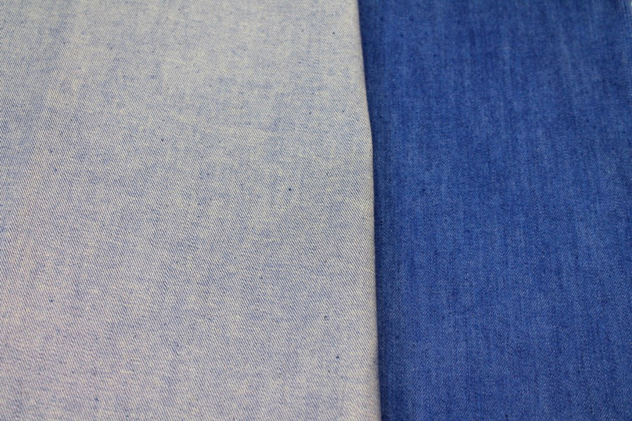 European Denim - Crisp Bright Blue fabric, image 5 of 6