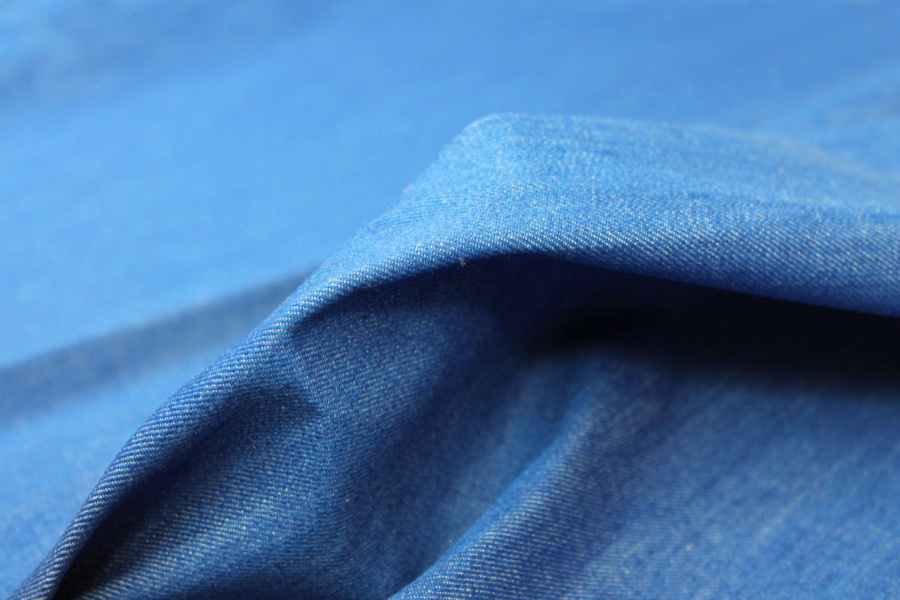 European Denim - Crisp Bright Blue fabric, image 2 of 6