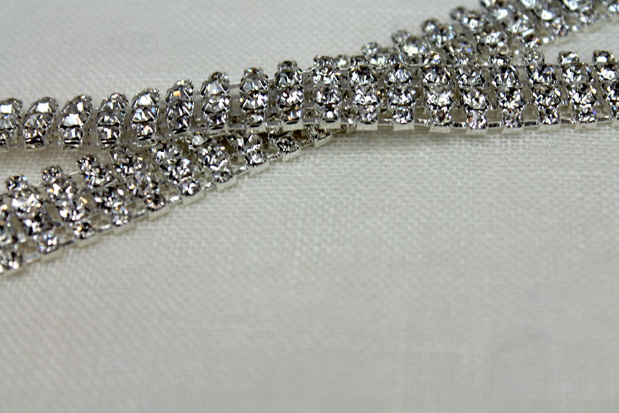 Set Diamante Trim in Silver, image 3 of 5