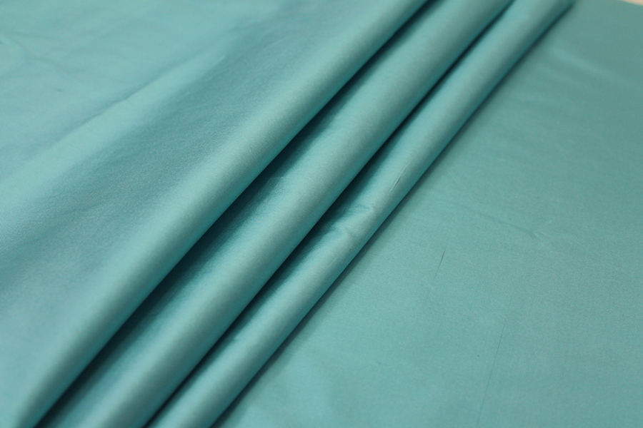 Silk Dupion - Aqua fabric