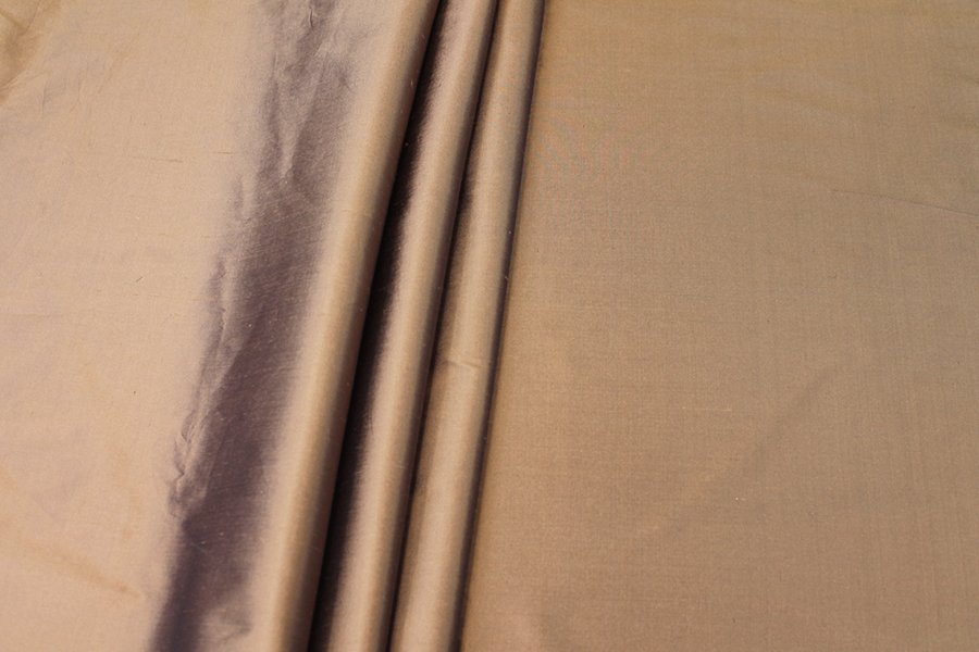 Silk Dupion - Faun fabric, image 2 of 6