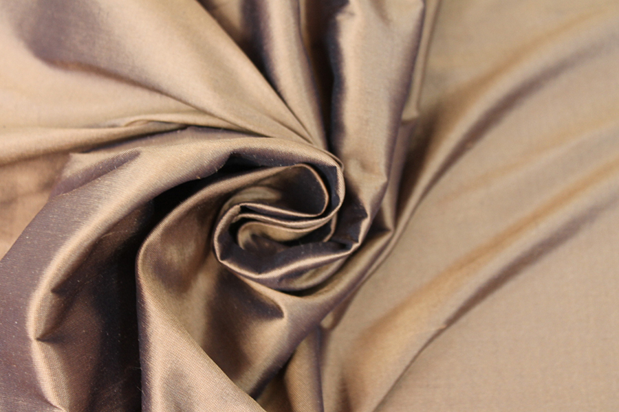 Silk Dupion - Faun fabric, image 6 of 6