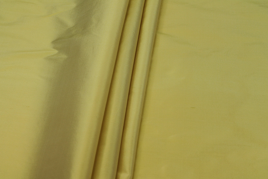 Silk Dupion - Soft Yellow fabric, image 4 of 5
