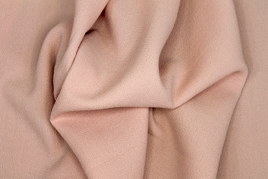 Double Wool Crepe - Dusty Pink fabric, image 6 of 6