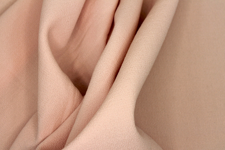 Double Wool Crepe - Dusty Pink fabric, image 4 of 6