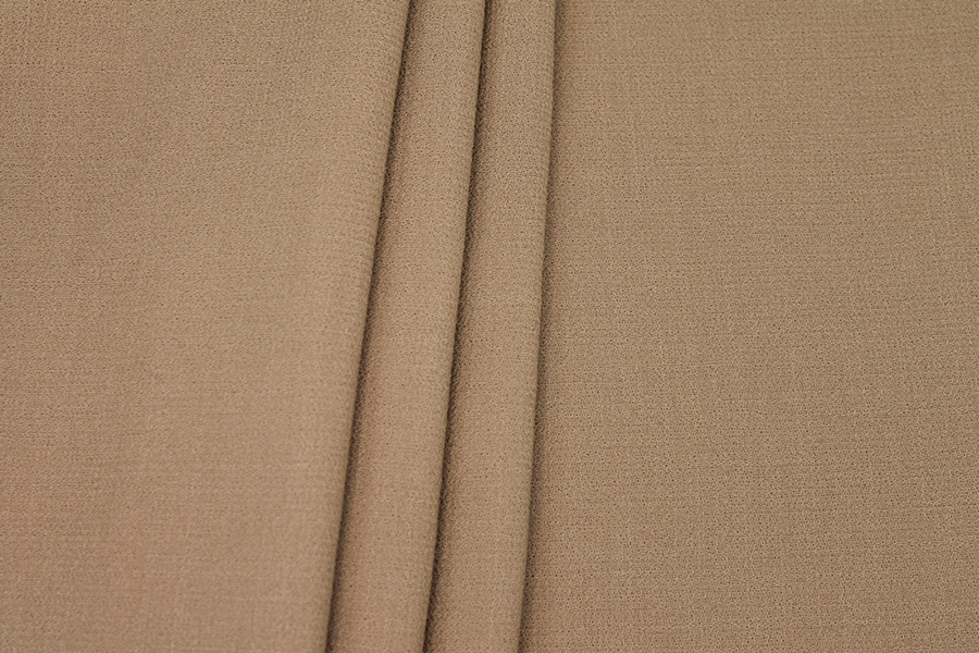 Double Wool Crepe - Camel fabric, image 3 of 6