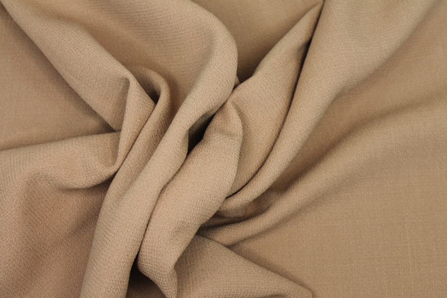 Double Wool Crepe - Camel fabric, image 2 of 6
