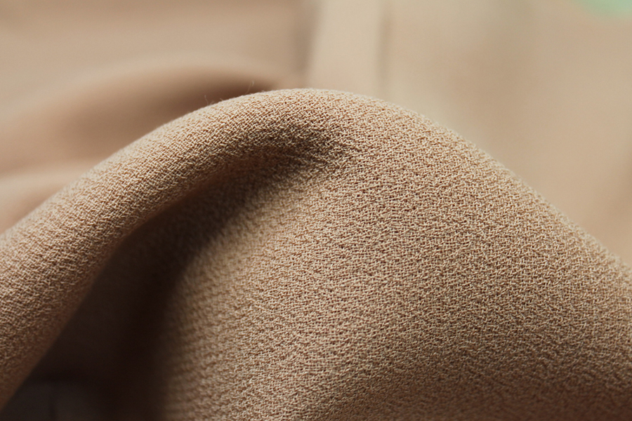 Double Wool Crepe - Camel fabric, image 4 of 6