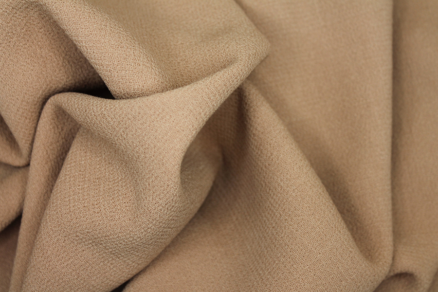 Double Wool Crepe - Camel fabric, image 6 of 6