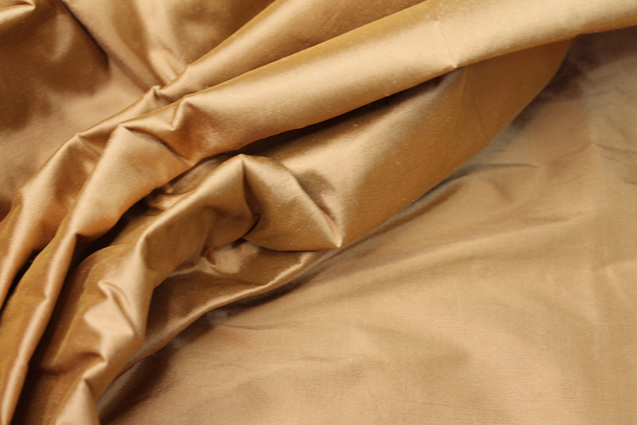 Silk Dupion - Burnt Sienna fabric, image 6 of 6
