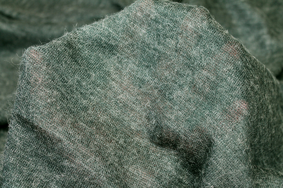 Wool & Acrylic Knit Jersey - Green fabric, image 8 of 8