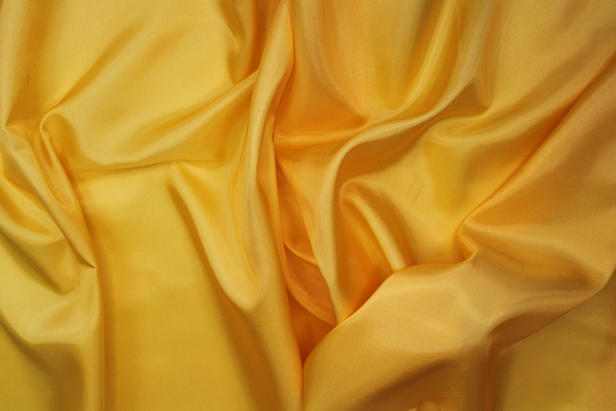 Egg Yolk Yellow Anti-Static Lining fabric, image 2 of 4