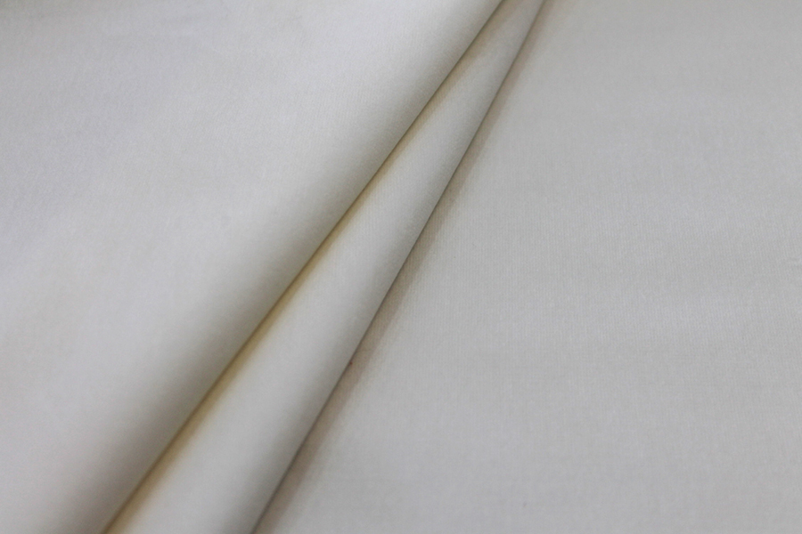 Heavy Cotton Velvet - Ivory - 0.3m Piece fabric, image 2 of 5