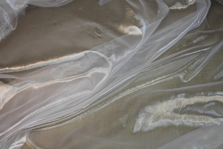 Polyamide Organza - Ivory fabric, image 3 of 6