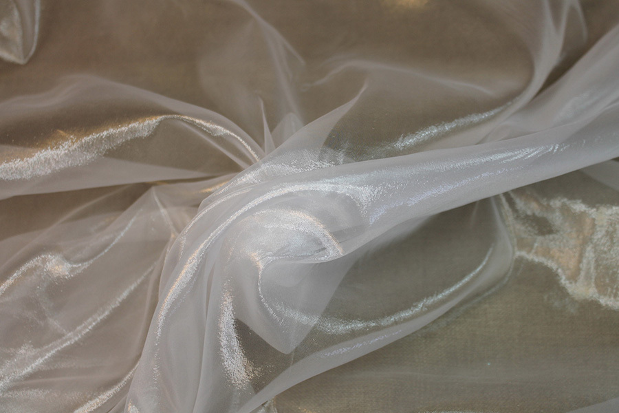 Polyamide Organza - Ivory fabric, image 6 of 6