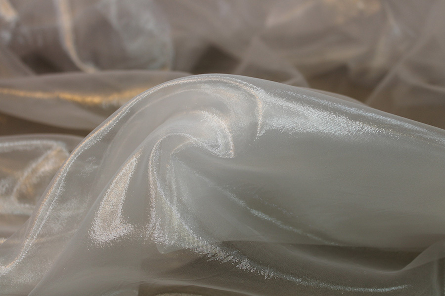 Polyamide Organza - Ivory fabric, image 4 of 6