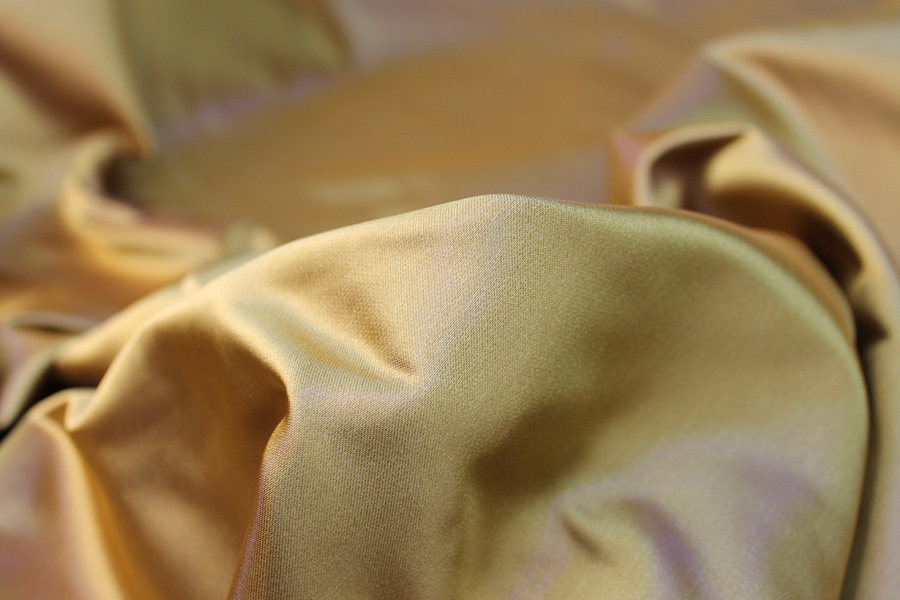 Two Tone Acetate Duchesse Satin - Gold shot Purple fabric, image 5 of 8