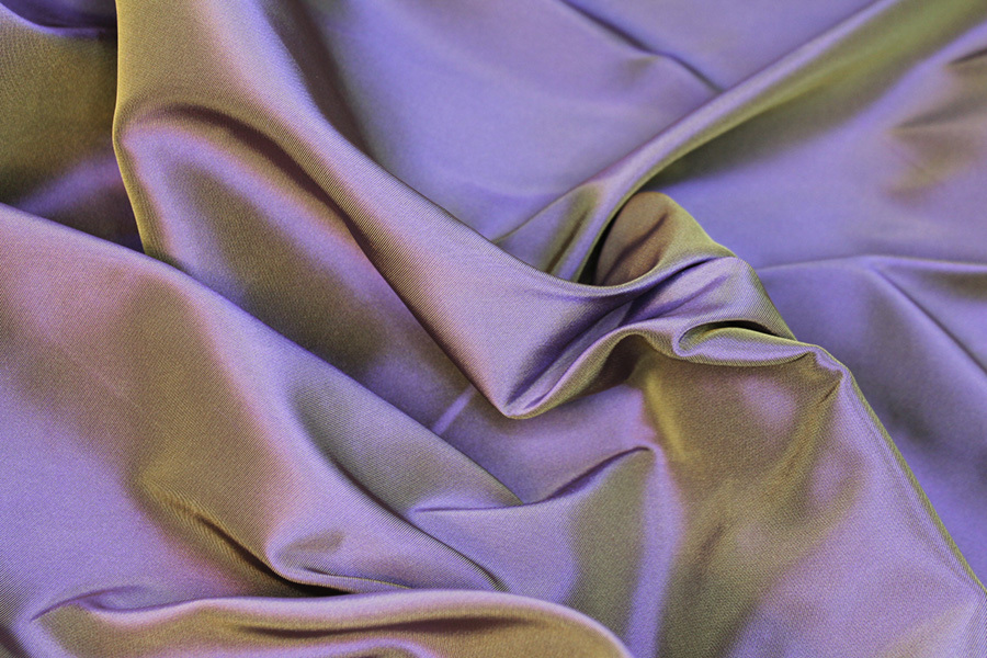 Two Tone Acetate Duchesse Satin - Gold shot Purple fabric, image 7 of 8
