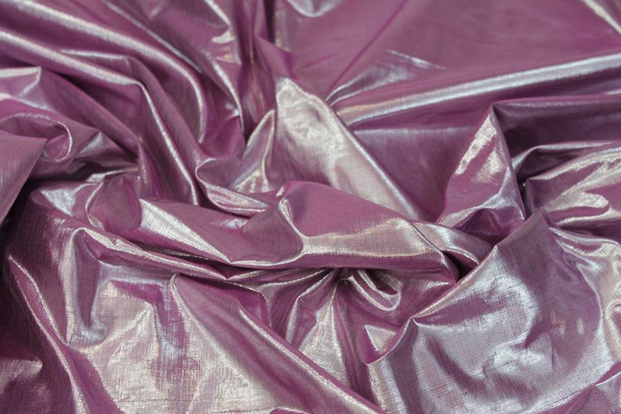 Metallic Dupion - Pink fabric, image 3 of 6