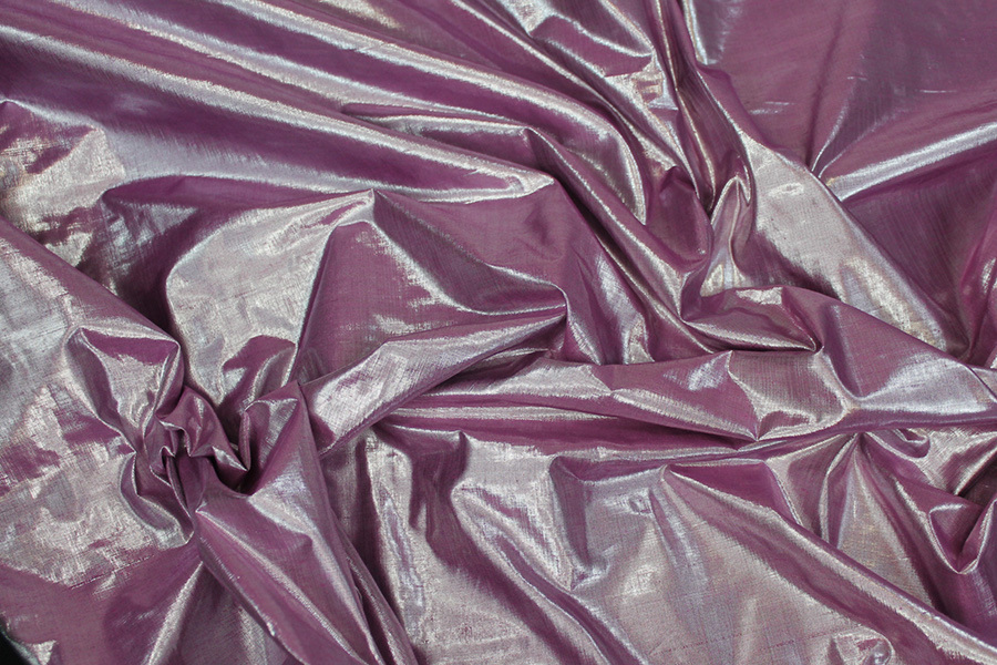 Metallic Dupion - Pink fabric, image 5 of 6