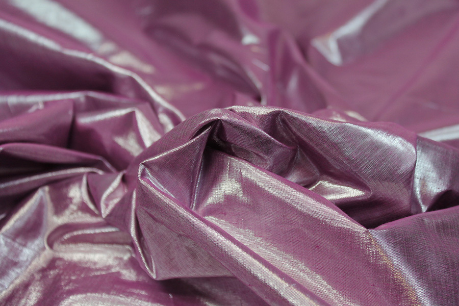 Metallic Dupion - Pink fabric