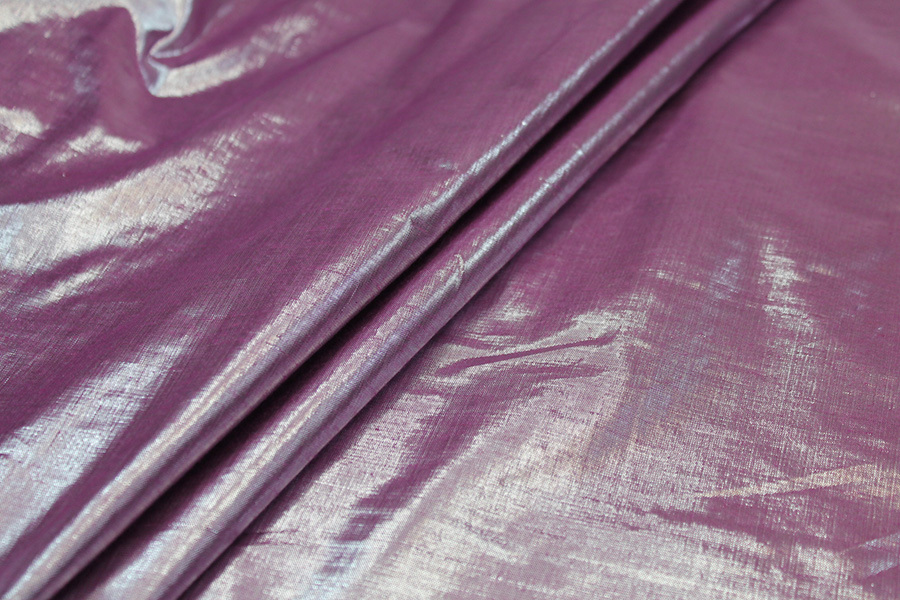 Metallic Dupion - Pink fabric, image 4 of 6