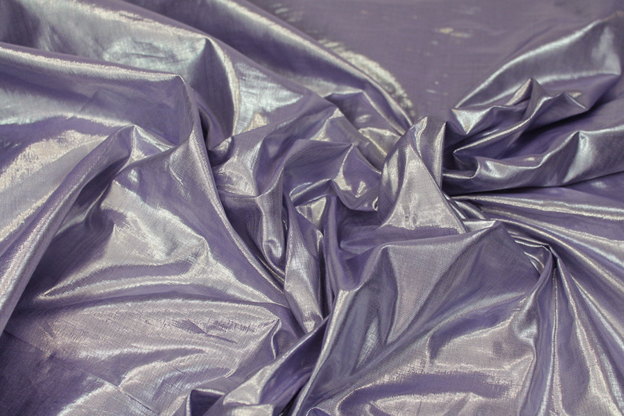 Metallic Dupion - Lilac fabric, image 2 of 6