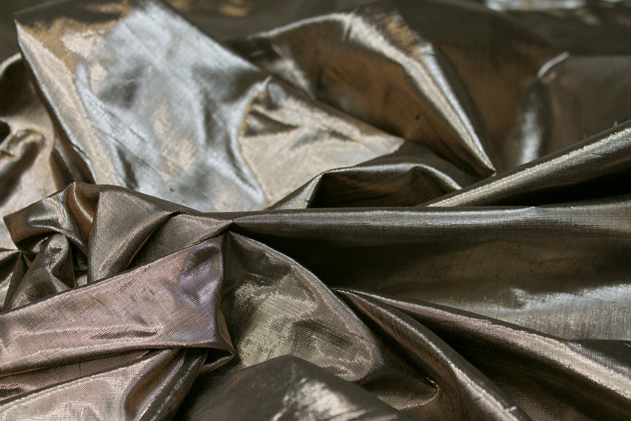 Metallic Dupion - Antique Gold fabric