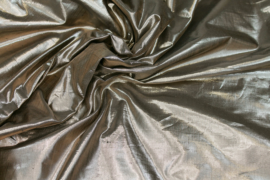 Metallic Dupion - Antique Gold fabric, image 6 of 6
