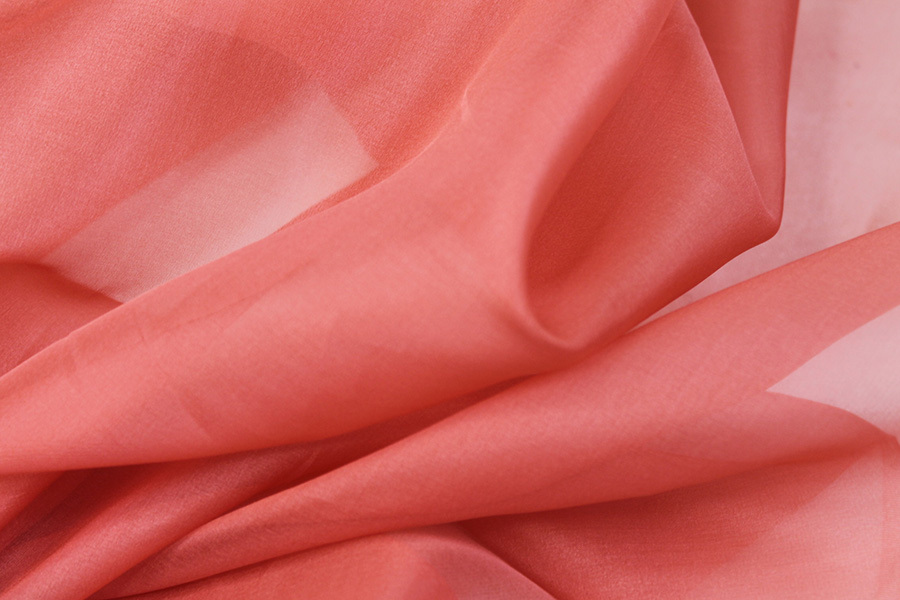 Silk Organza - Coral Reef fabric