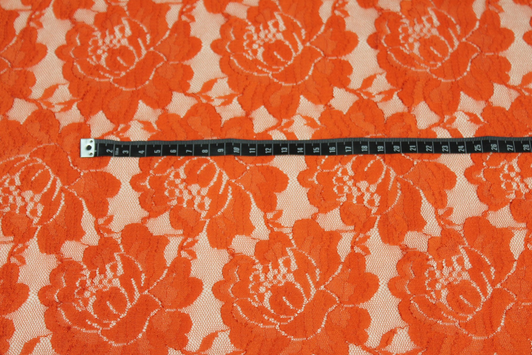 Simple Lace - Orange fabric, image 3 of 7
