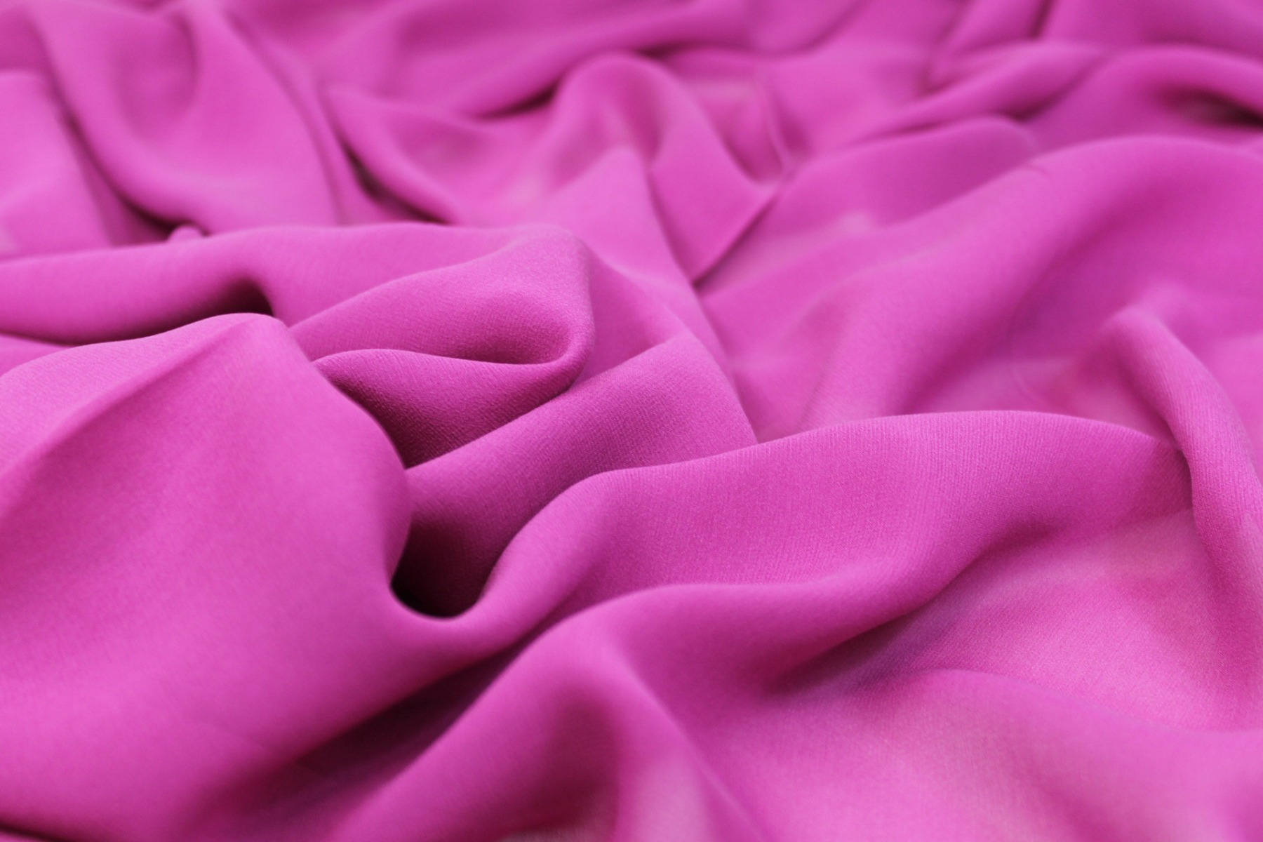 Berry Pink Silk Georgette - 135cm wide fabric