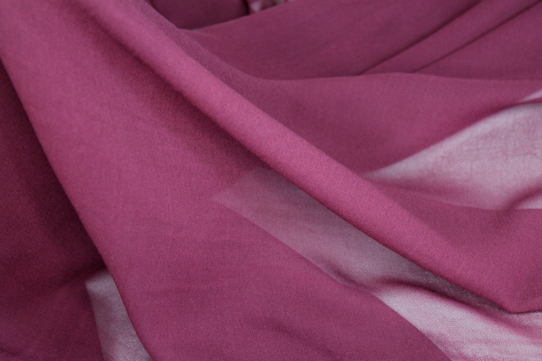 Maroon Silk Georgette - 110cm wide fabric, image 3 of 5