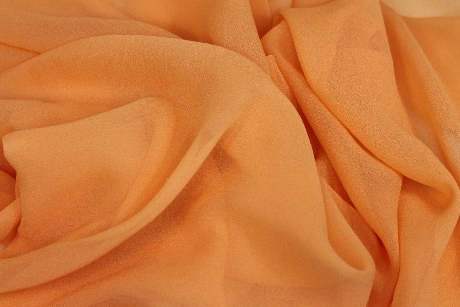 Tangerine Silk Georgette - 112cm wide fabric, image 6 of 6
