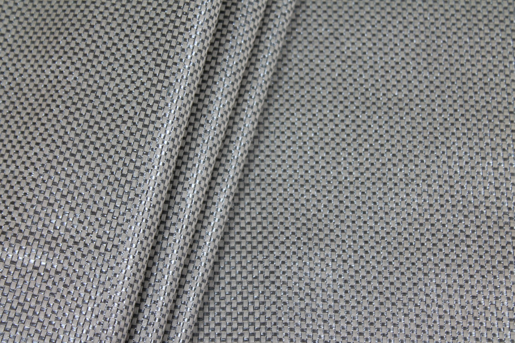 Metallic Texture Basket Weave - Blue Ivory fabric, image 6 of 9
