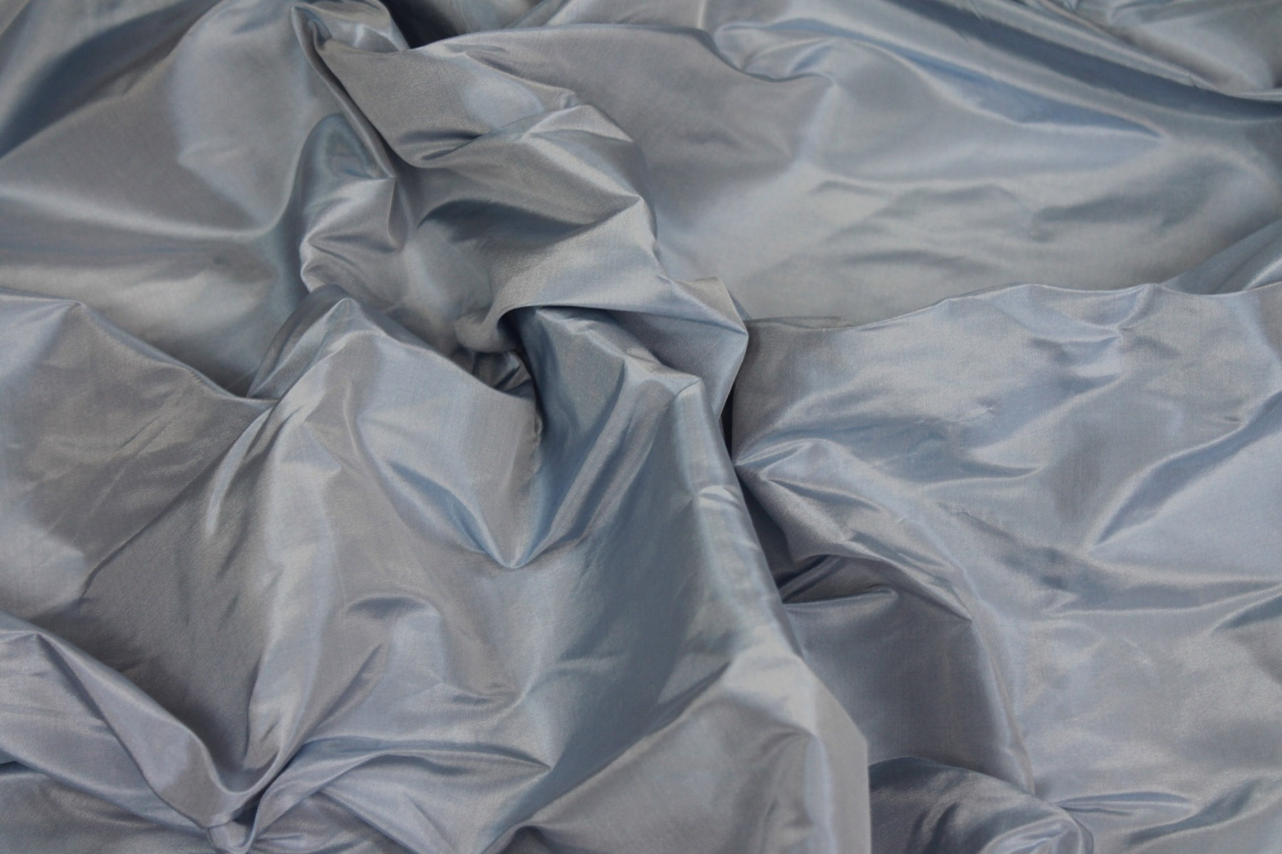 Italian Acetate Taffeta - Pale Blue fabric, image 3 of 5