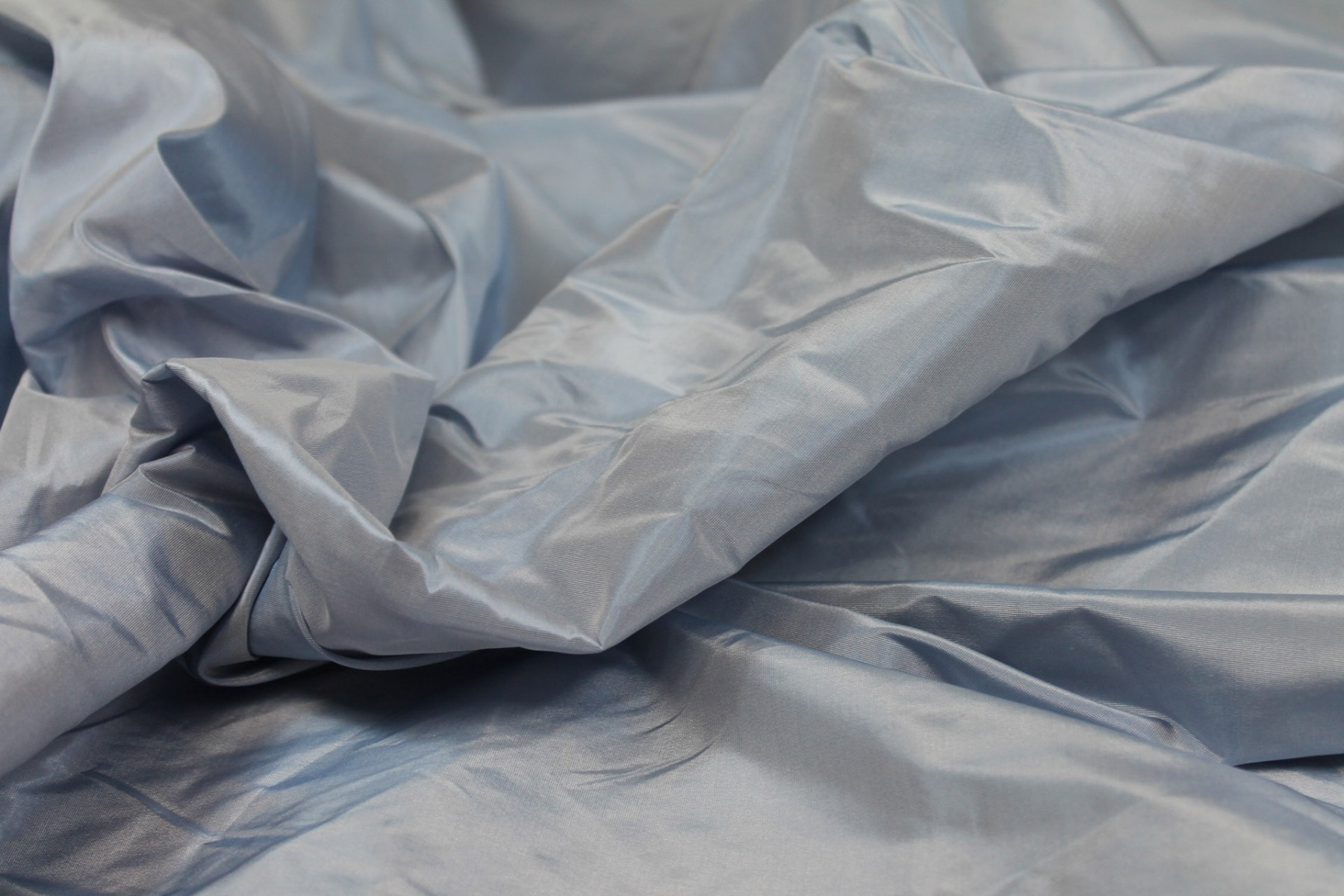 Italian Acetate Taffeta - Pale Blue fabric, image 4 of 5